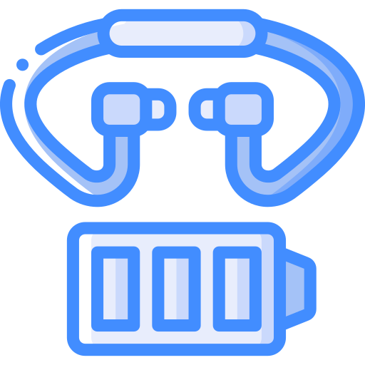 Earbuds Basic Miscellany Blue icon