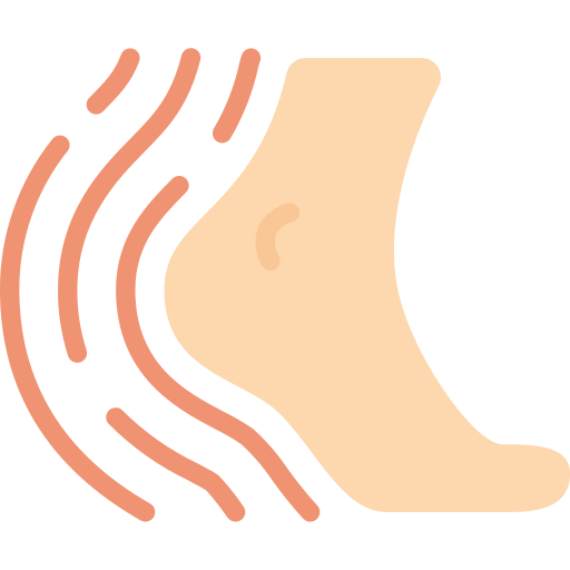 Foot Basic Miscellany Flat icon