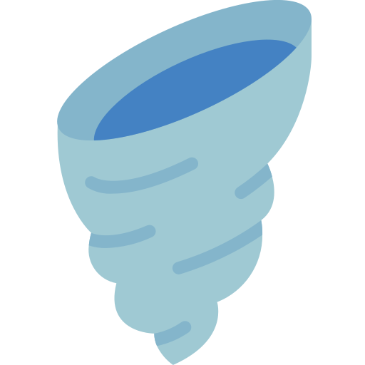 tornado Basic Miscellany Flat icoon