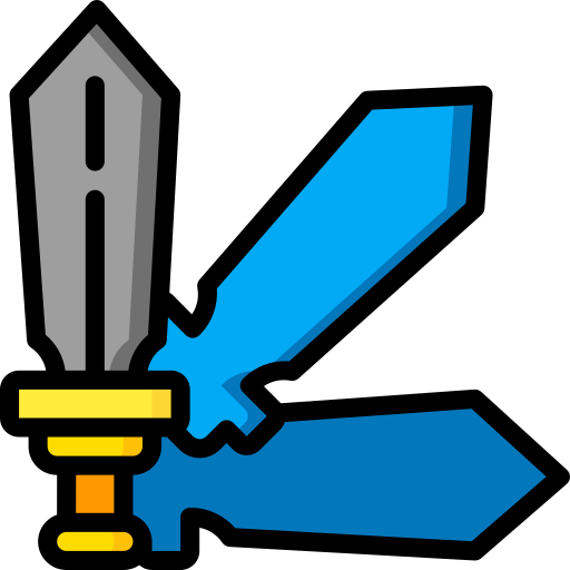 Sword Basic Miscellany Lineal Color icon