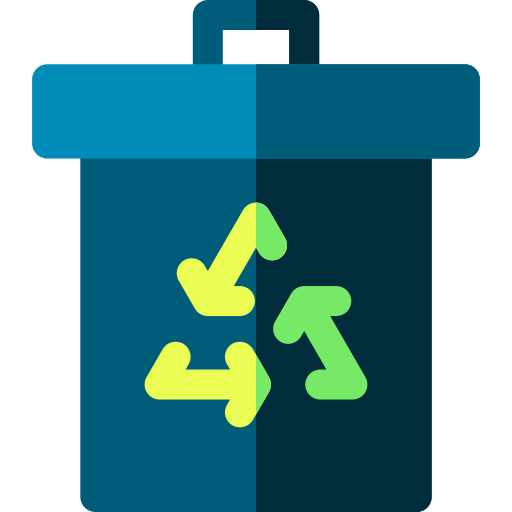 Recycling bin Basic Rounded Flat icon