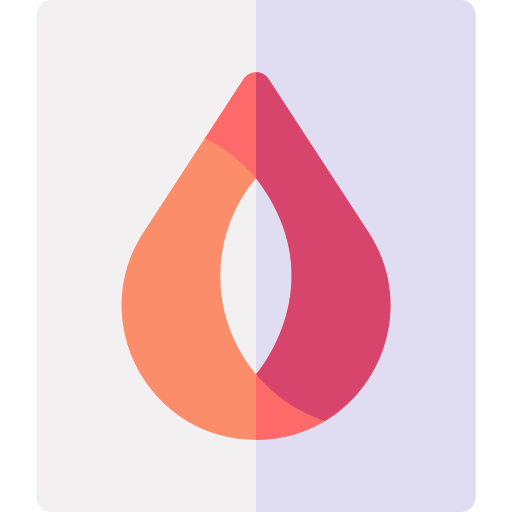 voorbeeld haarkleur Basic Rounded Flat icoon