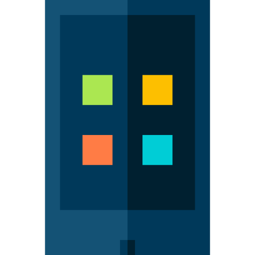 モバイルアプリ Basic Straight Flat icon