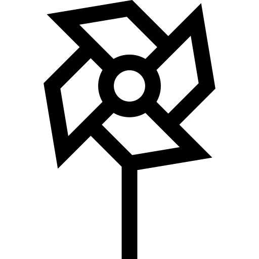 moulinet Basic Straight Lineal Icône