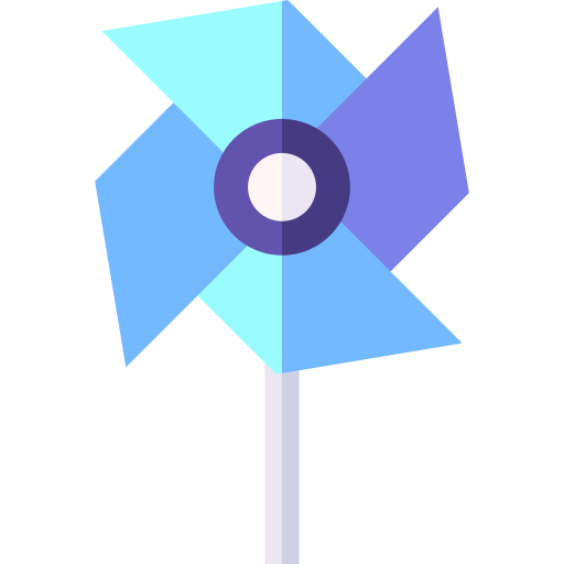 風車 Basic Straight Flat icon