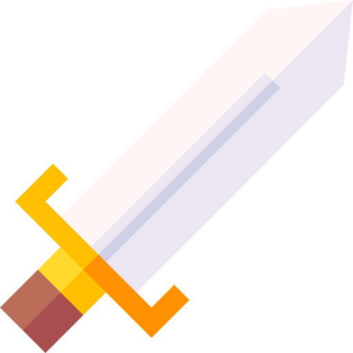 Sword Basic Straight Flat icon