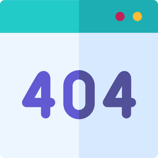 404 fehler Basic Rounded Flat icon