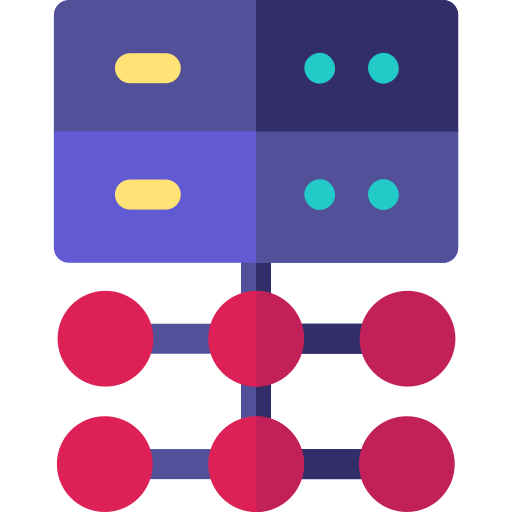 relier Basic Rounded Flat Icône