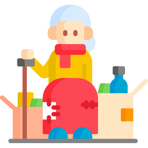 Old woman Special Flat icon