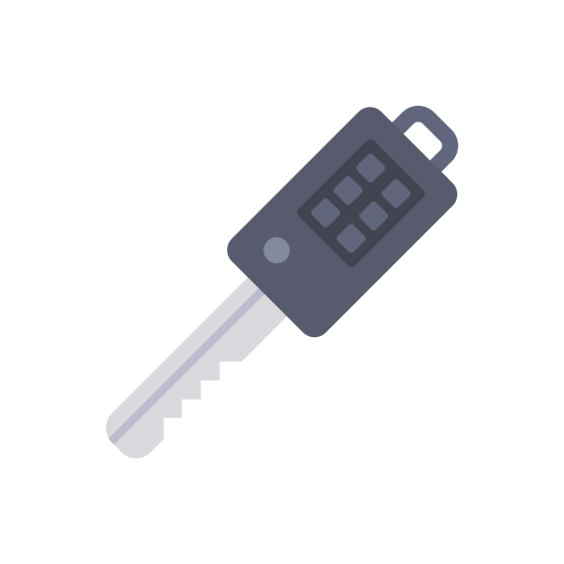 Car key Dinosoft Flat icon