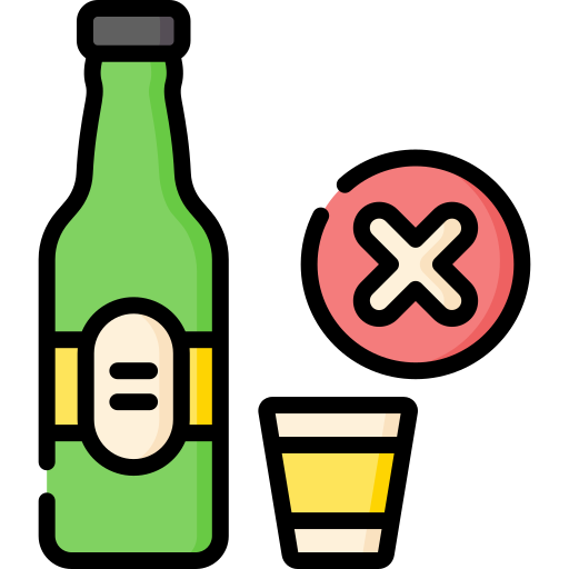 kein alkohol Special Lineal color icon