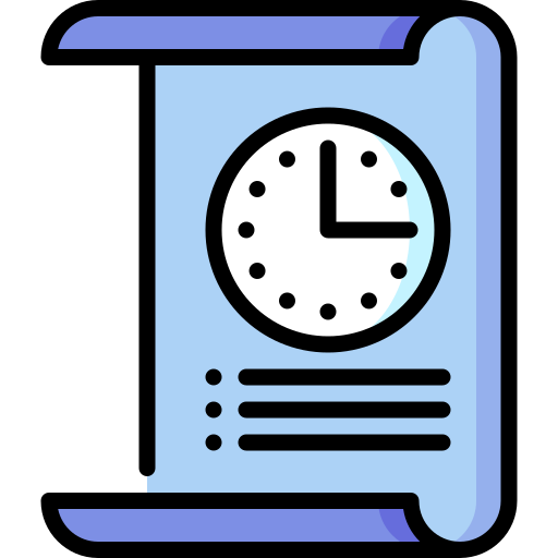 Time tracking Special Lineal color icon