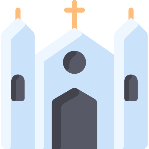 教会 Vitaliy Gorbachev Flat icon