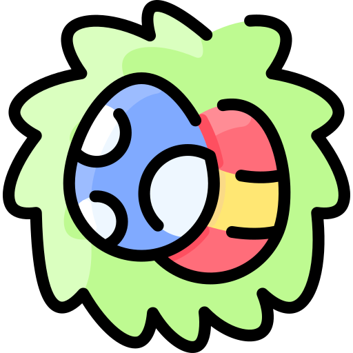 paas eieren Vitaliy Gorbachev Lineal Color icoon