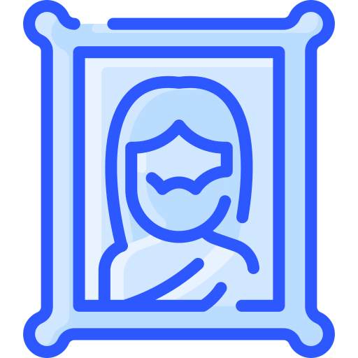 jezus Vitaliy Gorbachev Blue icoon