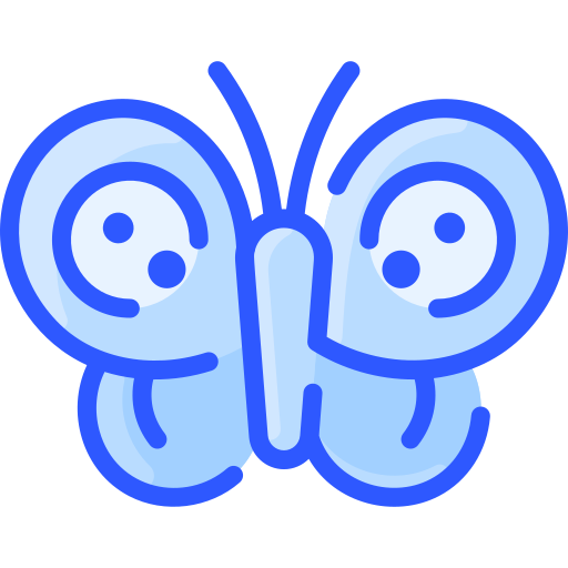 Butterfly Vitaliy Gorbachev Blue icon