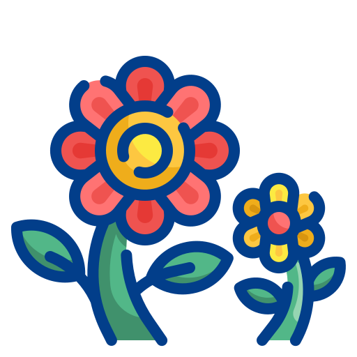 flor Wanicon Lineal Color icono