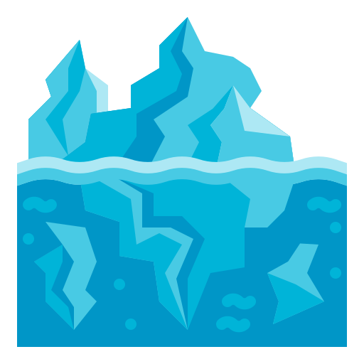 iceberg Wanicon Flat Ícone