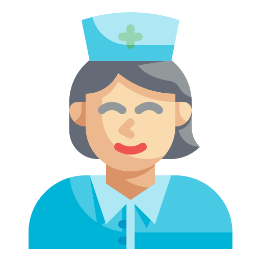 verpleegkundige Wanicon Flat icoon