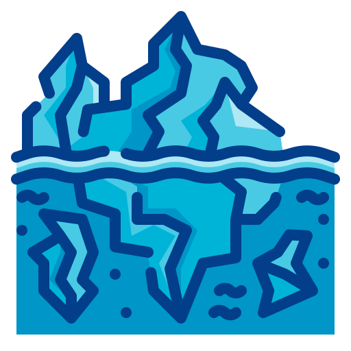 Iceberg Wanicon Lineal Color icon