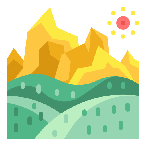 góra Wanicon Flat ikona