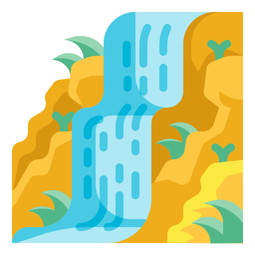 wodospad Wanicon Flat ikona