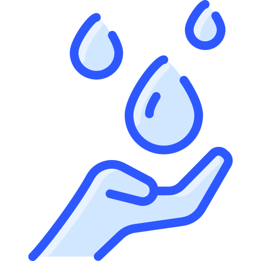 Save water Vitaliy Gorbachev Blue icon