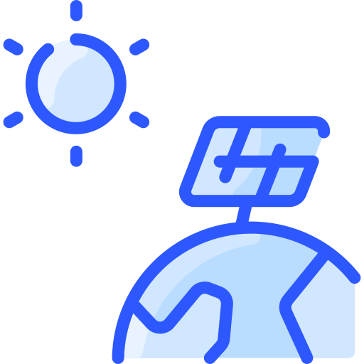 太陽エネルギー Vitaliy Gorbachev Blue icon