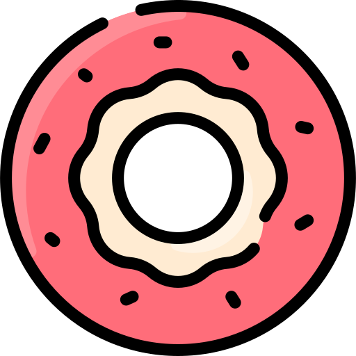 Donut Vitaliy Gorbachev Lineal Color icon