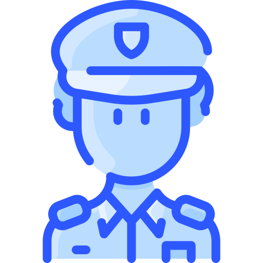 policier Vitaliy Gorbachev Blue Icône