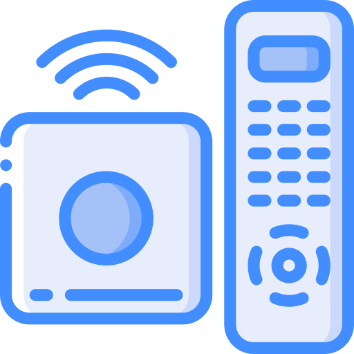 Tv box Basic Miscellany Blue icon