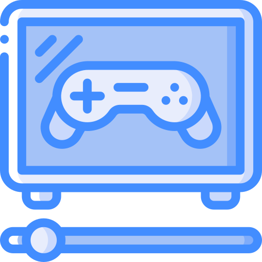 Online gaming Basic Miscellany Blue icon