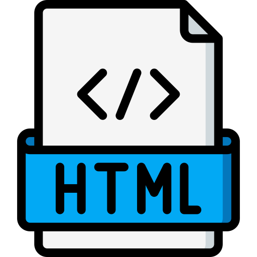 html файл Basic Miscellany Lineal Color иконка