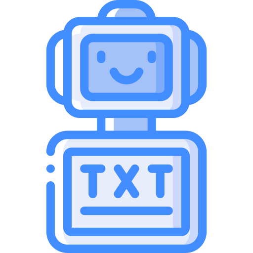 robot Basic Miscellany Blue ikona