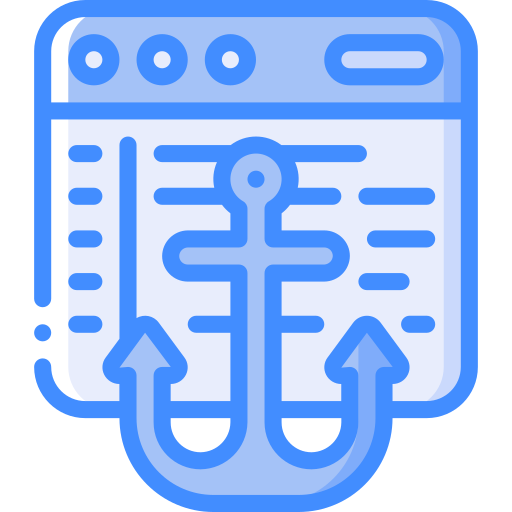 Anchor Basic Miscellany Blue icon