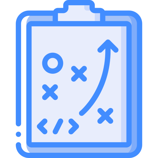 Planing Basic Miscellany Blue icon