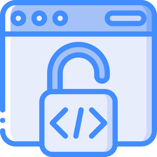 Unsecured Basic Miscellany Blue icon