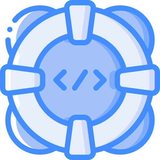 サポート Basic Miscellany Blue icon