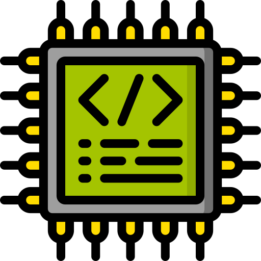 Processor Basic Miscellany Lineal Color icon