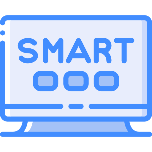 smart tv Basic Miscellany Blue icoon