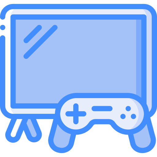 Online gaming Basic Miscellany Blue icon