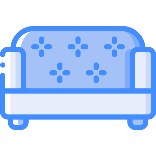 Sofa Basic Miscellany Blue icon