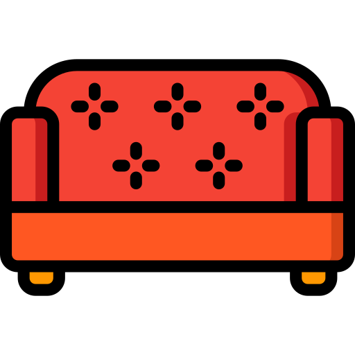 sofa Basic Miscellany Lineal Color ikona
