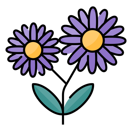 fiori Generic Outline Color icona