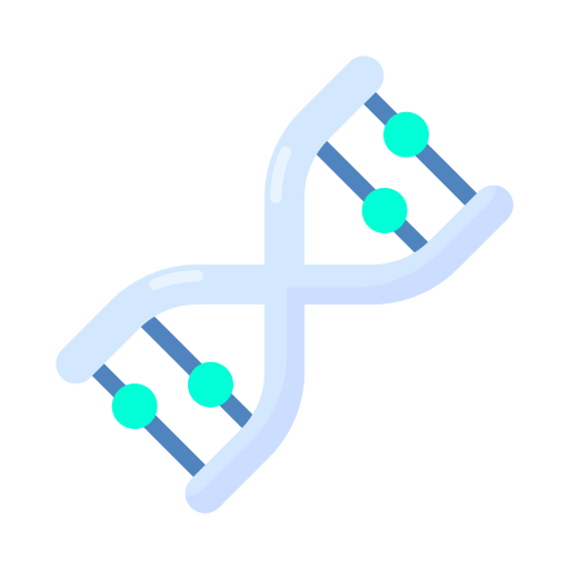 Структура ДНК Generic Flat иконка