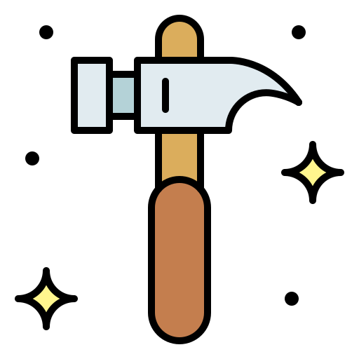 hamer Generic Outline Color icoon