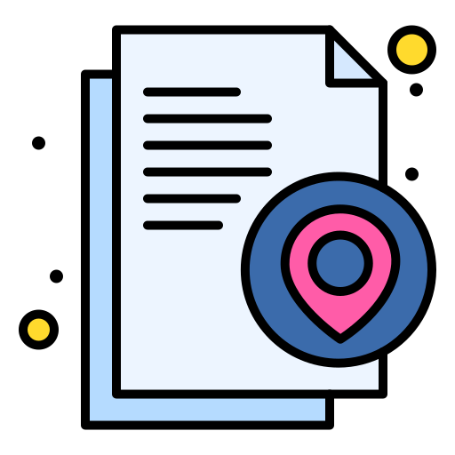 document Flatart Icons Lineal Color icoon