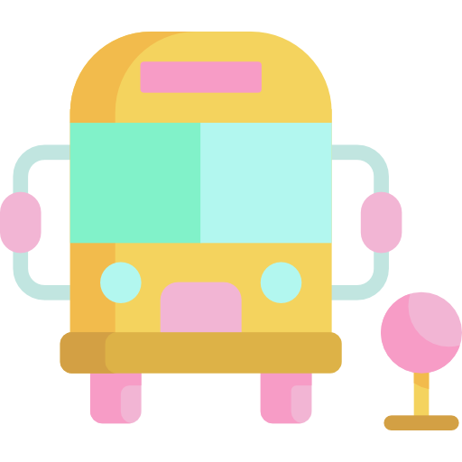 École d'autobus Special Flat Icône