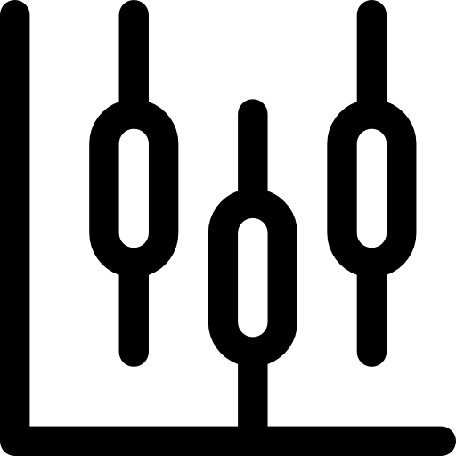 箱ひげ図 Basic Rounded Lineal icon