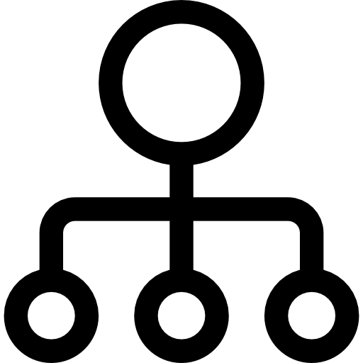 diagramma Basic Rounded Lineal icona